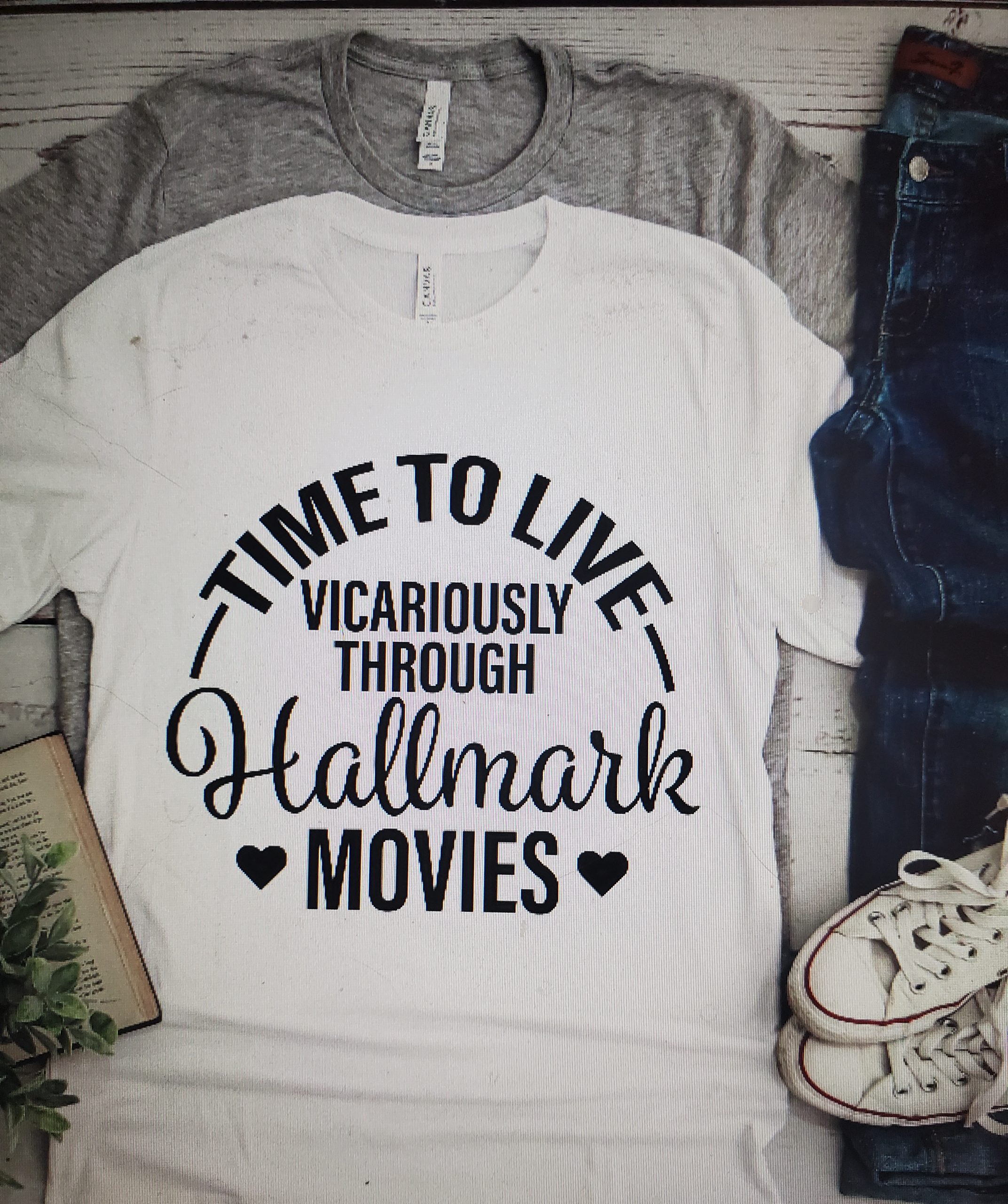 Hallmark Movies tee — custom sublimation print